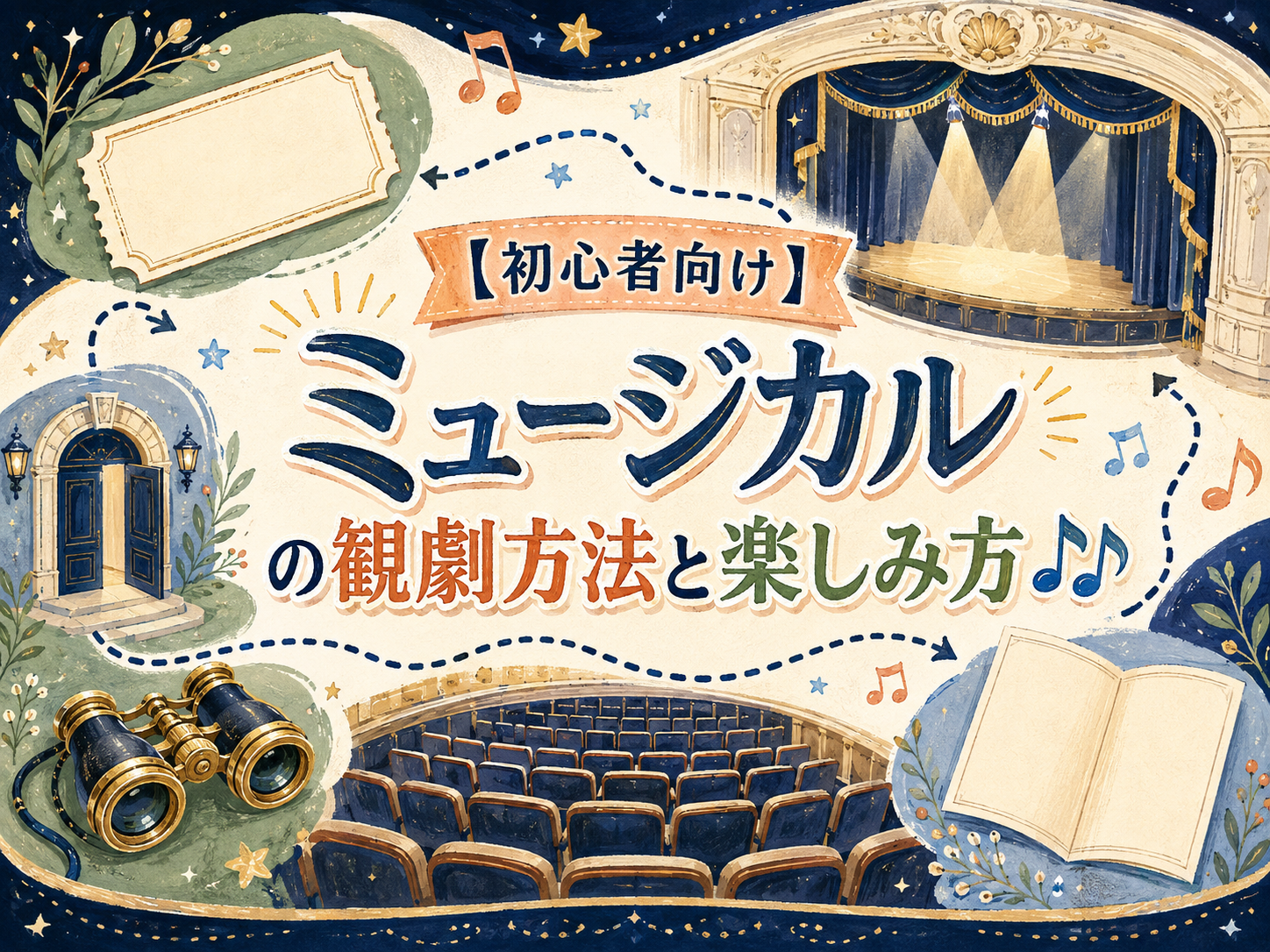 【初心者向け】ミュージカルの観劇方法と楽しみ方🎶｜NAYUTAS武蔵小杉校