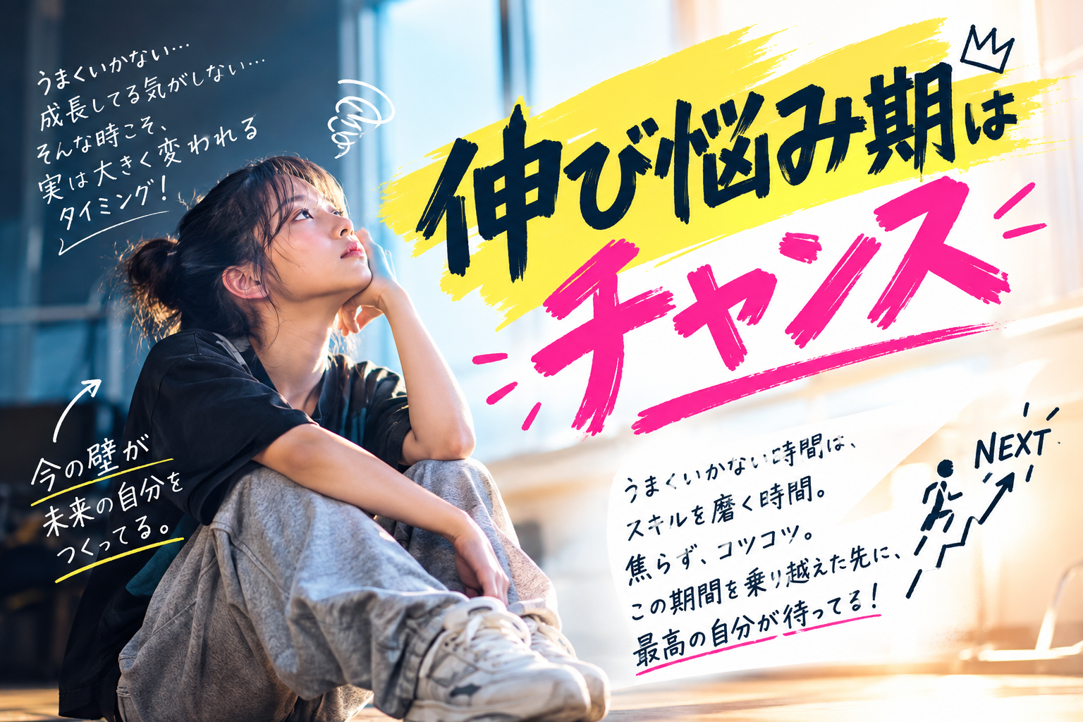“伸び悩み期はチャンスだったりする。経験者がもう一段上へ行くためのリアル”【名古屋のダンススクールならナユタス名古屋栄校】
