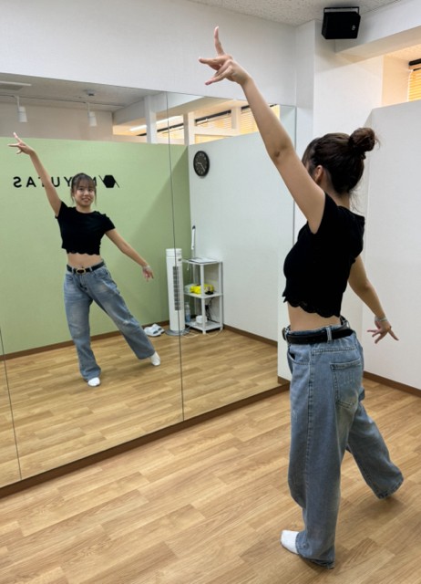 K-POPダンス初心者です服どうしたら汗