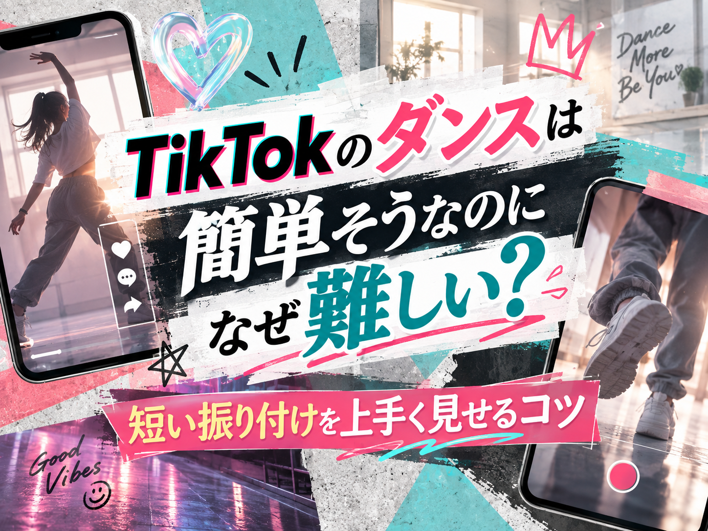 TikTokのダンスは簡単そうなのになぜ難しい？短い振り付けを上手く見せるコツ｜NAYUTAS恵比寿校