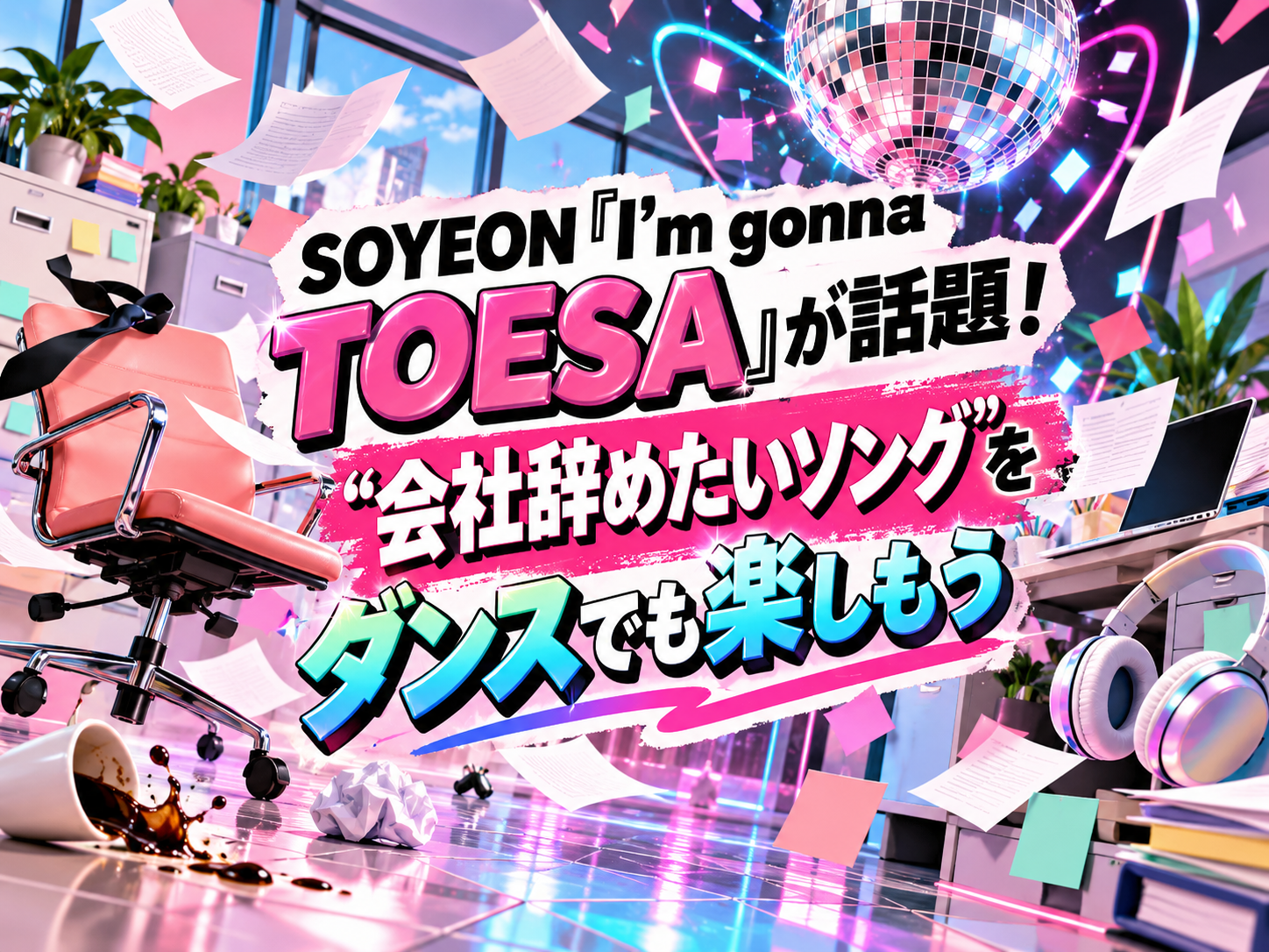 SOYEON『I’m gonna TOESA』が話題！“会社辞めたいソング”をダンスでも楽しもう｜NAYUTAS武蔵小杉校