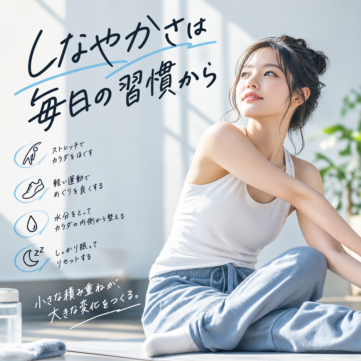しなやかさは毎日のちょっとした習慣から【栄のダンスレッスンならナユタス栄校】