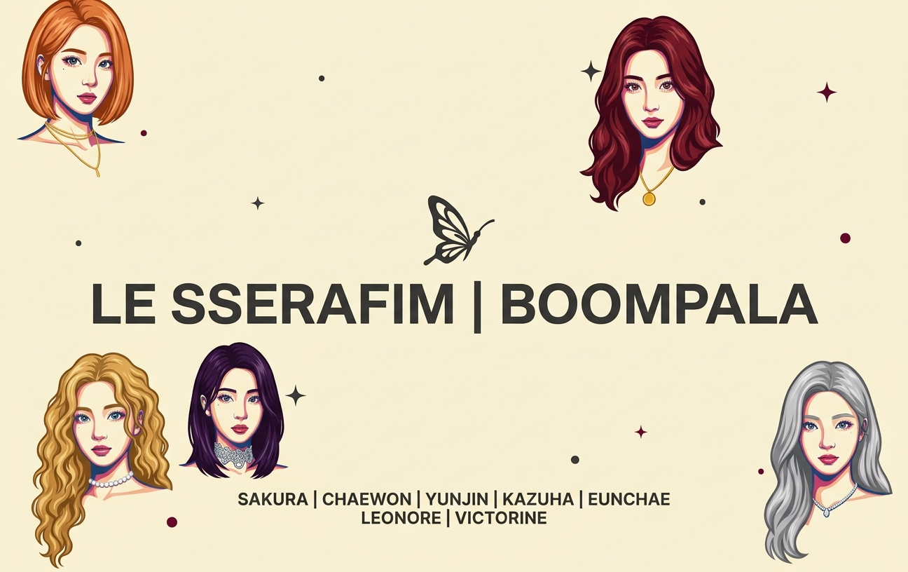 LE SSERAFIM【BOOMPALA】の振り解説＆練習のコツ✨