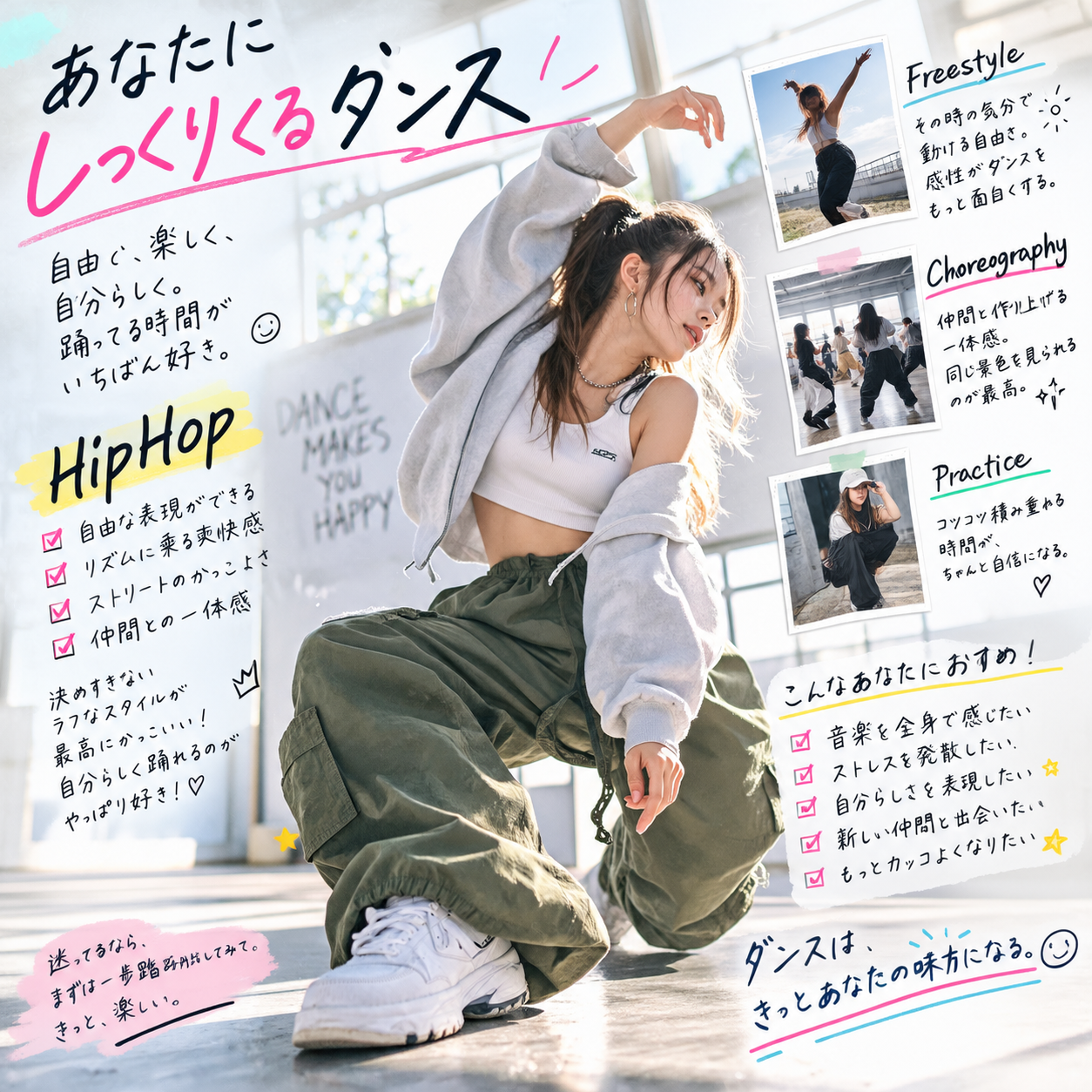 あなたに“しっくりくる”ダンス、見つけませんか？【栄のダンスレッスンならナユタス栄校】