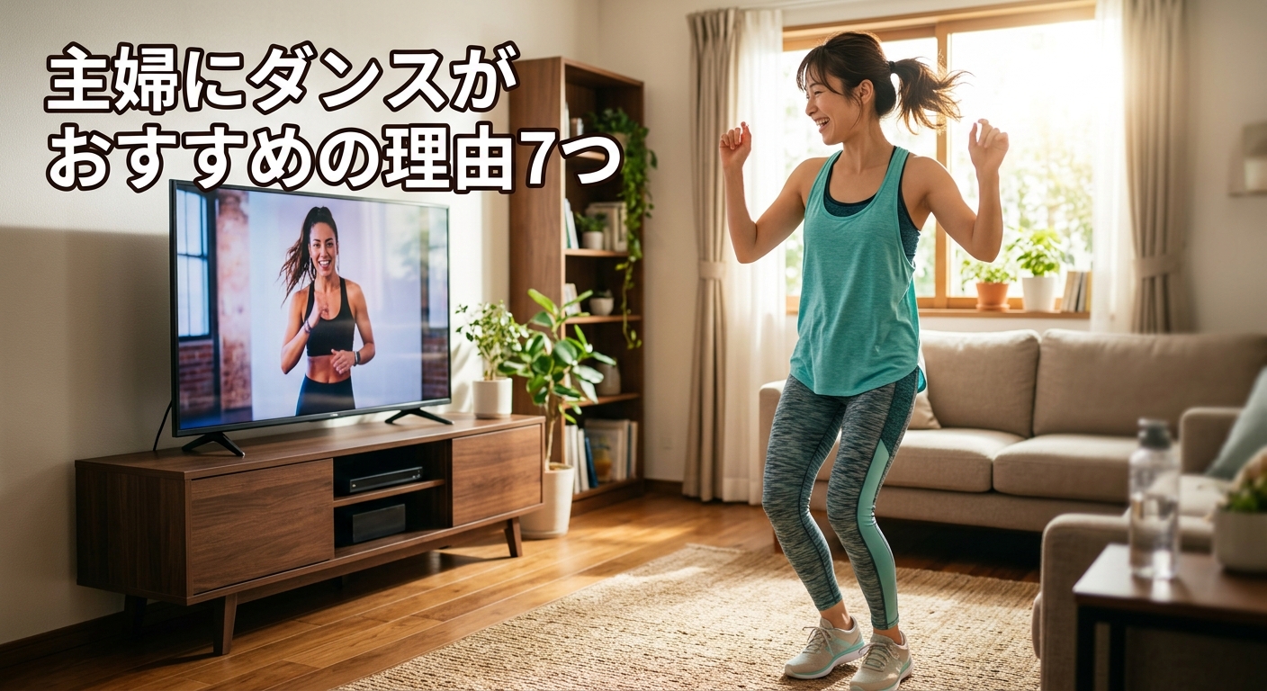 運動不足もストレスも解消！主婦にダンスがおすすめの理由7つ