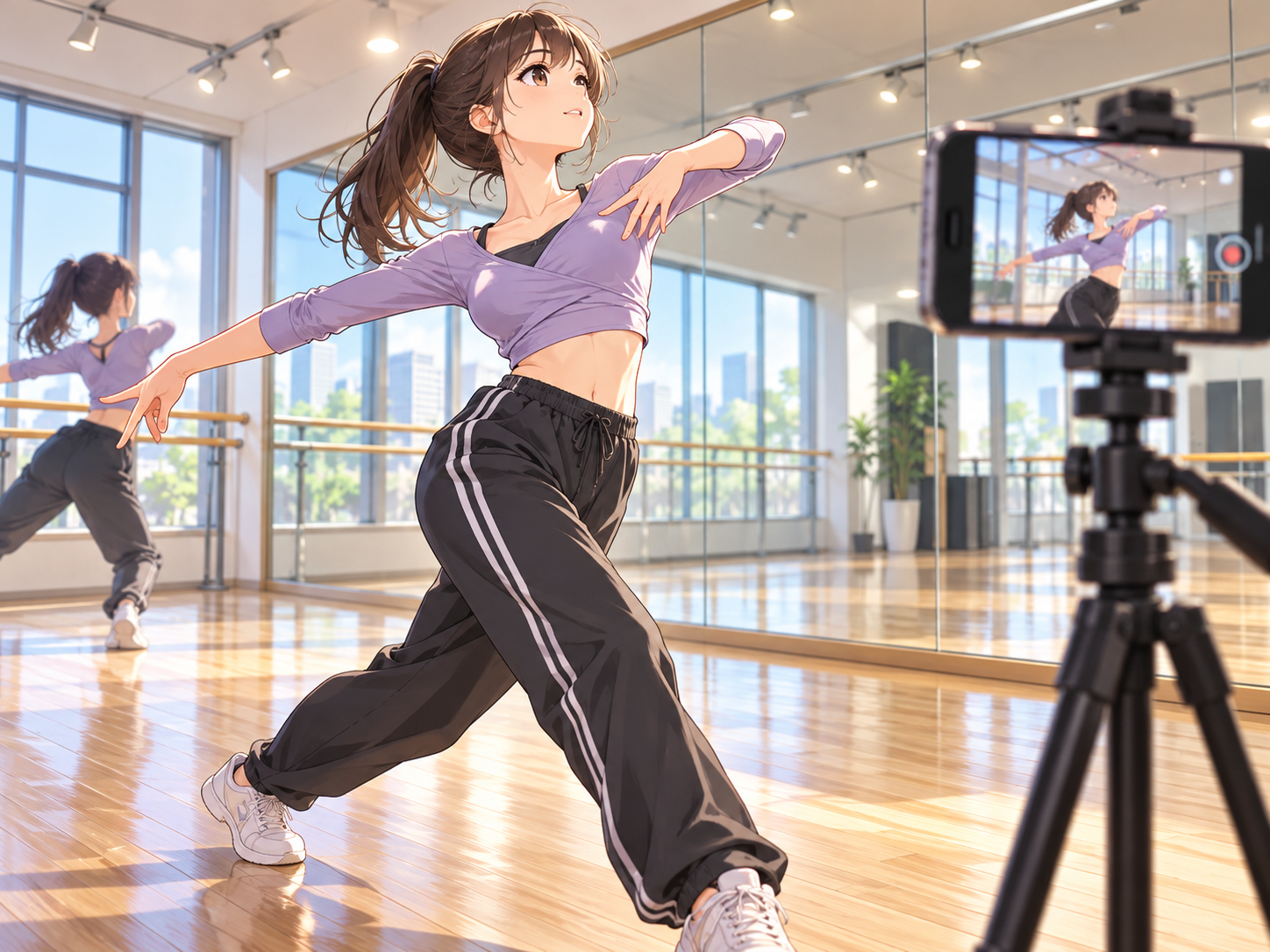 ダンス中の目線が下がる人へ｜顔だけでなく胸の向きも合わせる